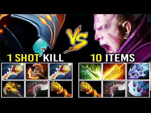 EPIC GAME! 25 Min Divine Rapier PA vs PRO Anti-Mage + Muerta Late Game Battle Crazy Gameplay Dota 2