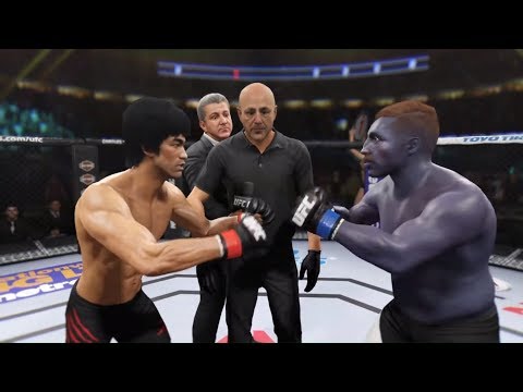 Bruce Lee vs. Doktor Blue (EA sports UFC 2) - Crazy UFC 👊🤪