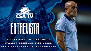 Coletiva pós-jogo com o técnico Itamar Schülle: CSA 2x0 Penedense
