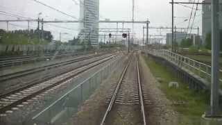 preview picture of video '[cabinerit] A train driver's view: Hoofddorp - Utrecht CS, 27-Apr-2014.'