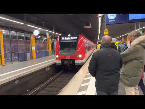 S Bahn Train Munich Marienplatz station
