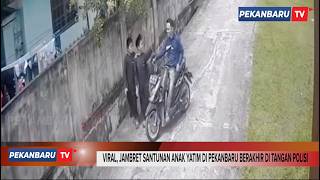 Viral, Jambret Santunan Anak Yatim Di Pekanbaru Berakhir Di Tangan Polisi