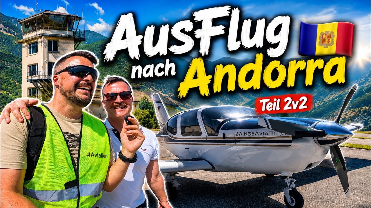 Wir fliegen nach Andorra mit der TB20 🇦🇩