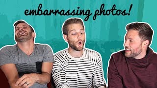 GAY DADS REACT TO EMBARRASSING CHILDHOOD PHOTOS! | Dads Not Daddies