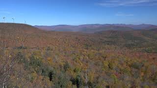 The incredible view from the ledges of the "Giant Ledge and Panther Mountain" hike in the Catskills Mountains, NY.