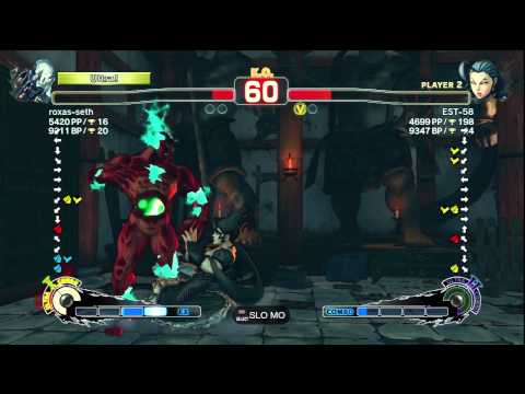 roxas-seth [Seth] vs. EST-58 [Rose] | SSF4 Arcade Edition