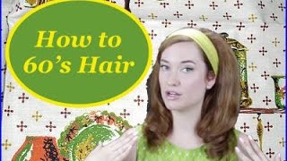 How to do 60's hair bouffant The Retro Rachel Dixon Vintage Tutorial Mod