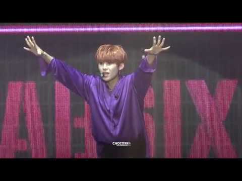 190522 AB6IX 박우진  Ending멘트+둘만의춤live 4K 직캠(Fancam) in쇼케이스