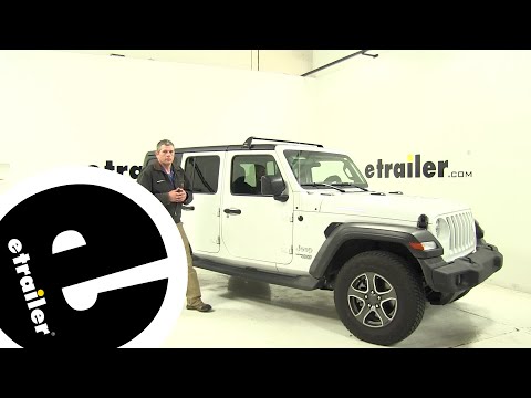 etrailer | Fit Test: Rhino-Rack SG Roof Rack for Rain Gutters on a 2018 Jeep JL Wrangler Unlimited
