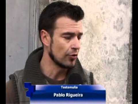 Atropelo na Avda  de Ourense en Chantada 9 03 2012