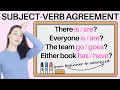 Subject Verb Agreement In English From Beginner To Advanced