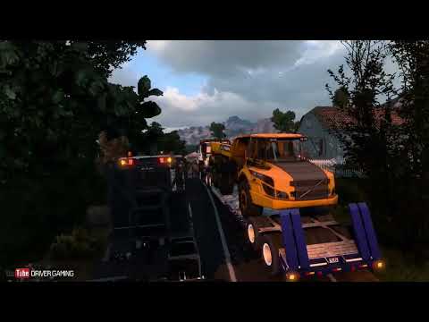 Truck Heavy Duty AJB Transport Muat VOLVO A256 Full Pengawalan Menuju Tambang Ciawi Part 1