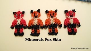 How to make Minecraft Fox Skin on Rainbow Loom