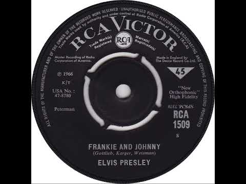 UK New Entry 1966 (103) Elvis Presley - Frankie And Johnny