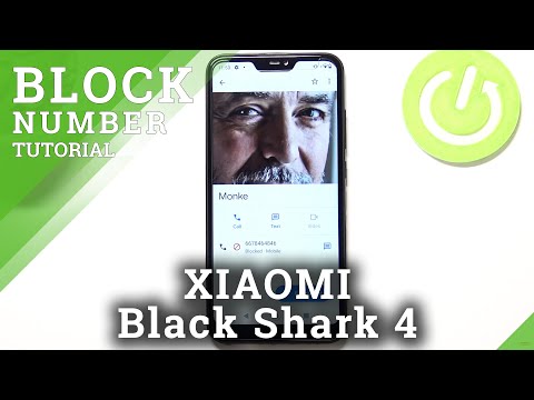 How to  Block Number on XIAOMI Black Shark 4 - Block Calls