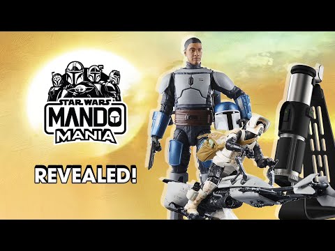 NEW Hasbro Star Wars The Vintage Collection and The Black Series Mando Mania Reveals!