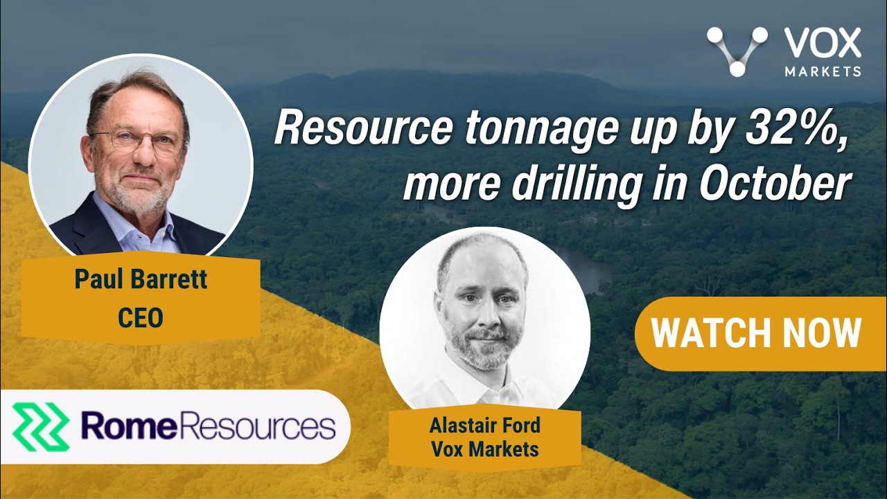Thumbnail for RMR: resource tonnage up by 32%, more drilling in October