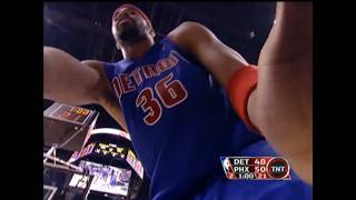 Rasheed Wallace Highlights vs. Nash’s Suns (Some Threes, a T, Victory)