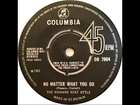UK New Entry 1966 (234) The Richard Kent Style - No Matter What You Do