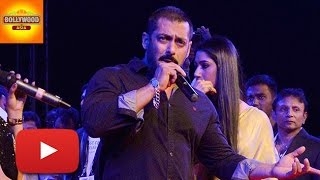 Salman Khan SINGING LIVE On Stage | HANGOVER