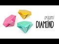 Berikut Origami Diamonds Tutorial Paper Gems Paper Kawaii, paling hot!