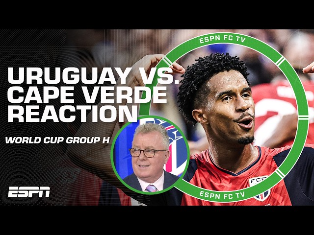 ‘They deserved the point!’ 🙌 FULL REACTION to Cape Verde’s 2-2 draw with Uruguay | ESPN FC