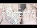 wonyoungism morning and night routine ☁🎀 boost productivity