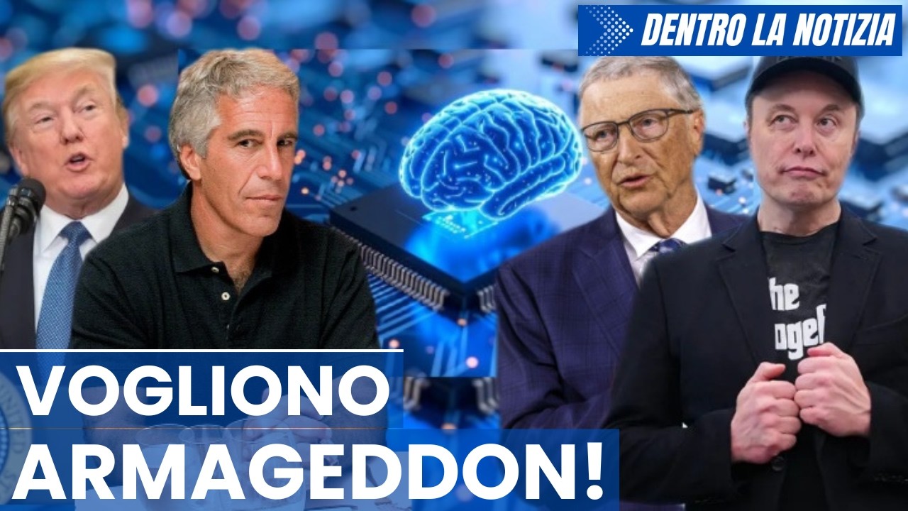 EPSTEIN indagini su Gates! USA: Trump unto di Dio per Armaghedon! 6G e chip cerebrali Musk Gates...