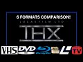 THX Broadway COMPARISON Filmstrip VHS TV Laser Disc DVD Blu Ray