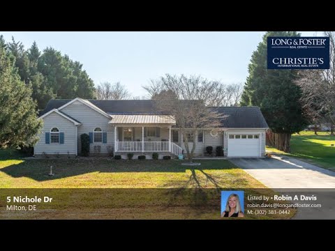 Sale: 3 Beds - 2 Baths - 1685 sq ft - Milton - DE [$399,999] MLS #: DESU2010030