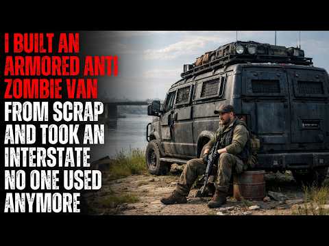 I Built an Armored Anti-Zombie Van From Scrap and Took an Interstate No One Used Anymore