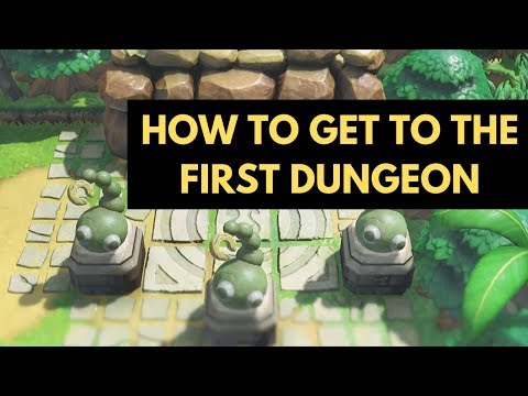 How to Get to the First Dungeon(Tail Cave) - Zelda Link's Awakening