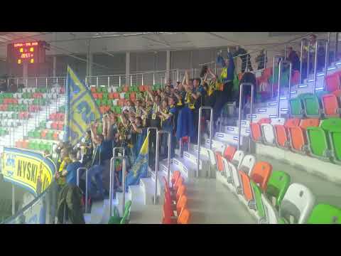 Kibice Stali Nysa w Lubinie