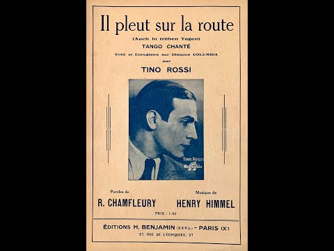 Il pleut sur la route (Auch in trüben Tagen) ... Mario Melfi / Bordas (1935)