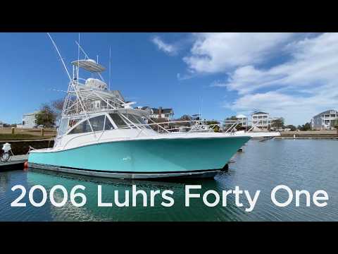 2006 Luhrs 41 Open Chasin' Fins Video