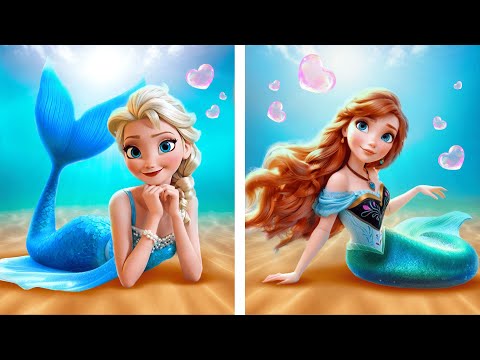 From Frozen to Mermaids: Elsa and Anna's Adventures! 30 Crafts for Dolls