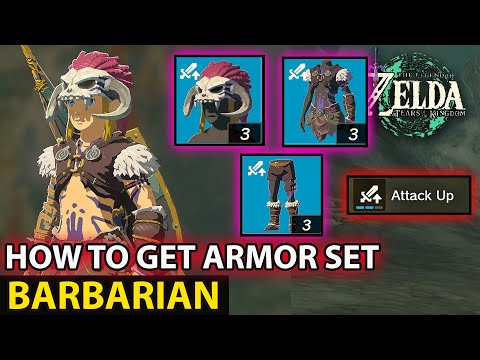Where You Can Find Attack Up Armor Set (Barbarian) Location Guide In Zelda: Tears of the Kingdom