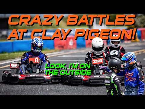 MEGA KARTING BATTLES | CLUB100 Sprints 2024 Clay Pigeon
