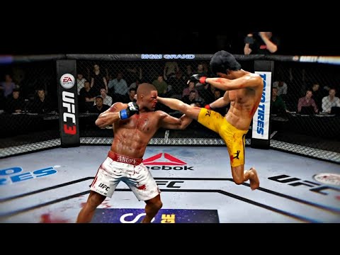 BRUCE LEE VS ANDRE BISHOP *hoodbeef*😱🔥 | UFC 3 BRUTAL FIGHT | UFC 3 K1 RULES | Mr. Jojo | UFC 3 2021