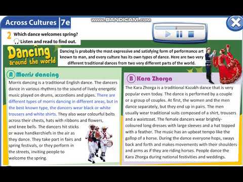Excel 9 module 7 p83 Dancing Around the world text ver