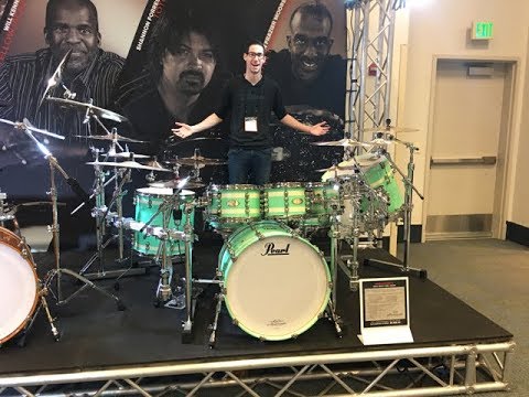 SO MANY COOL DRUMS! NAMM 2018 - Pearl Booth Tour!