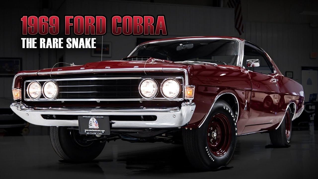 Perfectly Restored 1969 Ford Cobra Has a Mysterious Past, Matching 