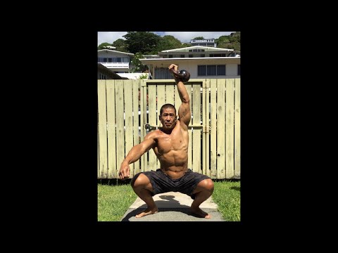 Day 154 - 12 kg Single Arm Overhead Squat