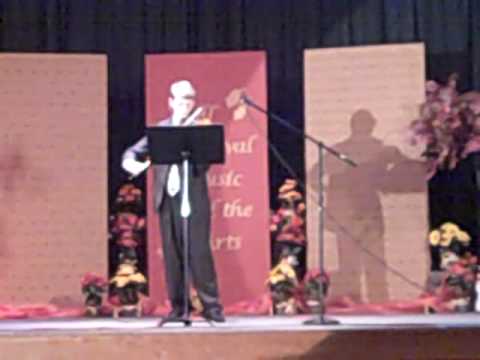 Nicholas playing Bruch's Concerto in G Minor