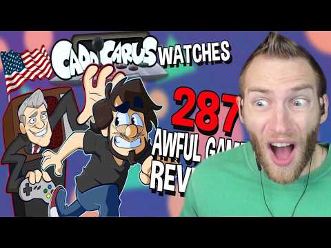 THE CLINTON YEARS! Reacting to The Comical World of the 287 WORST Game Reviews Ever by Caddicarus