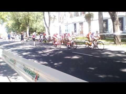 Tour de Hongrie Kazincbarcikán az Építők útján 1. kör futam 2018.08.19-én.