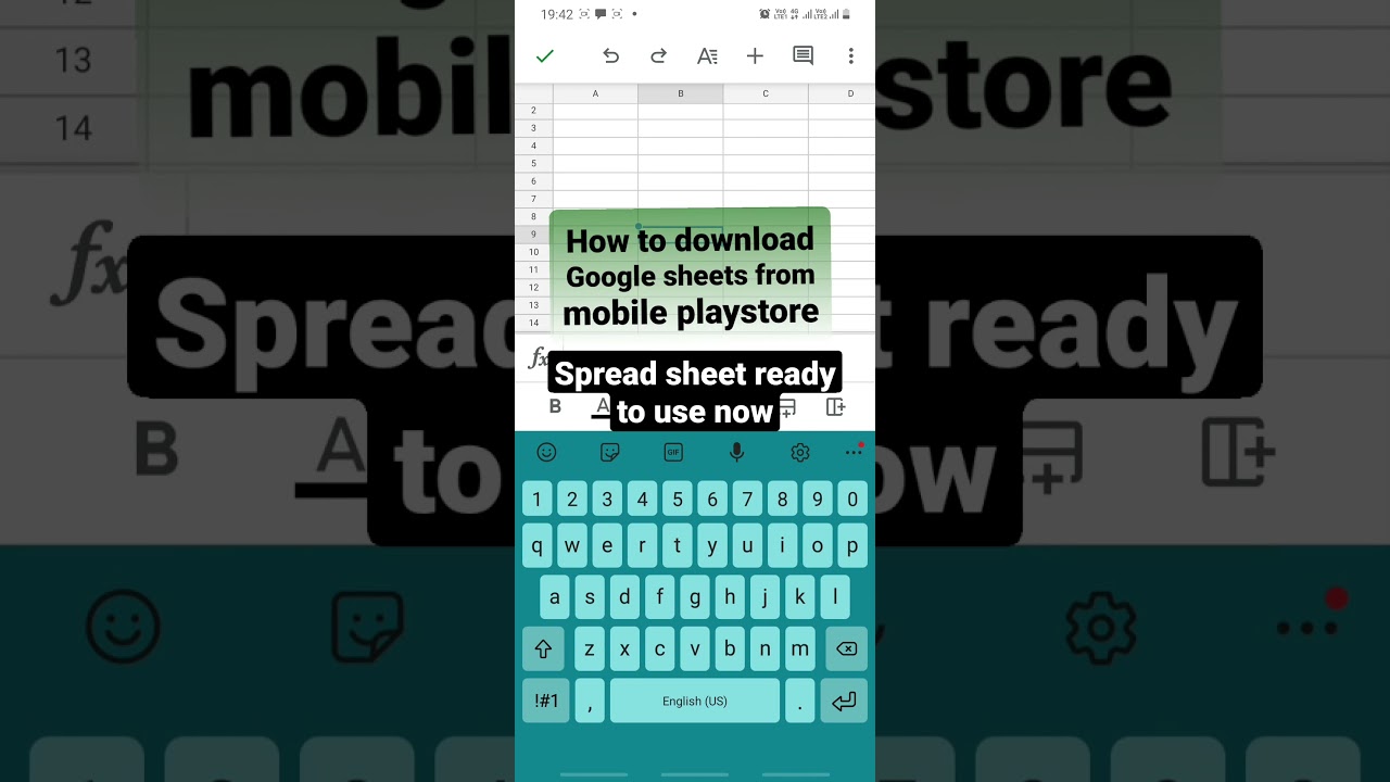Google sheet app download in mobile #google #spreadsheet #sheet #learn #how #android
