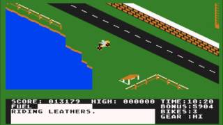 Action Biker for the Atari 8-bit family