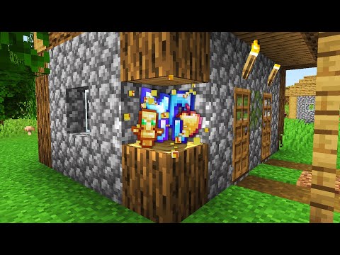 Minecraft UHC but every drop is blessed and random..
