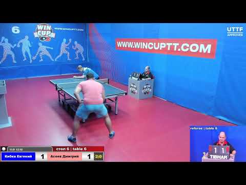 Кибка Евгений 3-0 Асеев Дмитрий  Турнир Восток 8  27.06.2021 Прямой эфир . Зал 6